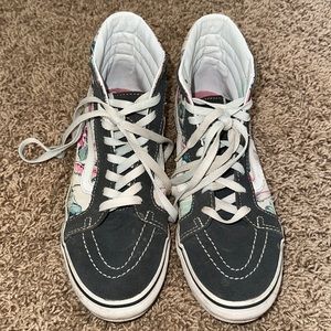 Vans canvas high top sneakers size 8.5